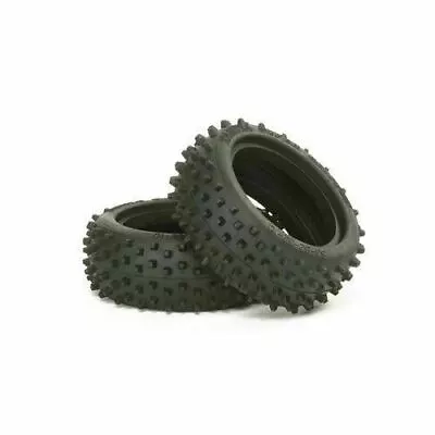 Tamiya 53088 4WD Square Spike Front Tires/Tyres (Gravel Hound/Neo Scorcher) • £13.49