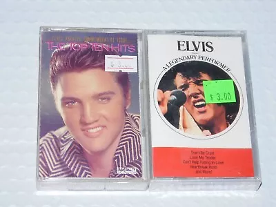 Lot Of 2 Elvis Presley Cassette Tape Free Shipping The Top Ten Hits Legendary • $9.95