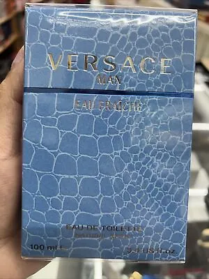 Versace Man Eau Fraiche By Versace For Men EDT Spray 3.4 Oz / 100 Ml New In Box • $85