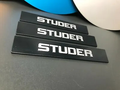 1X Renovate STUDER 3D Font Logo Metal Sign For A80 A81 A820 A68 • $98.81