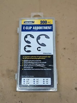 300 E Clip Assortment Kit Automotive Mechanic Small Engine Repair Parts Tool SAE • $6.21