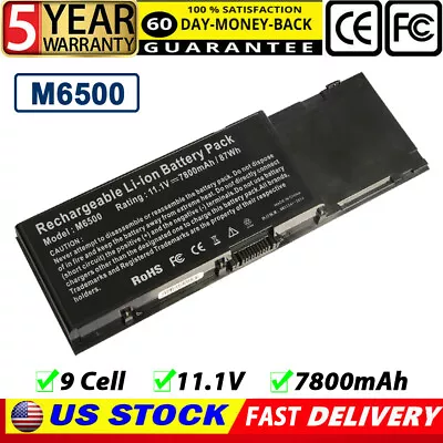 M6500 Laptop Battery For Dell Precision M6400 M4400 M2400 C565C 8M039 312-0873 • $31.35