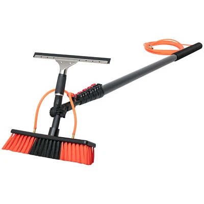 £128.39 • Buy 24FT Water Fed Telescopic Window Cleaning Pole Conservatory Roof Cleaner Brush