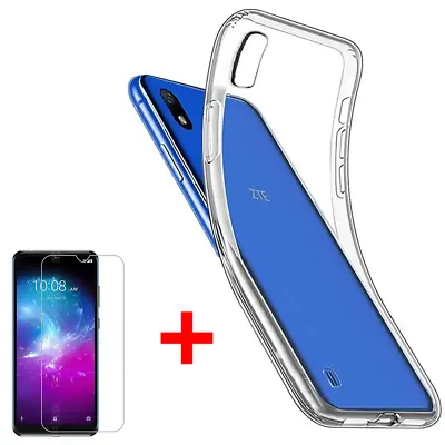 Case Cover + Screen Protector Tempered Glass For ZTE Blade A5 A7 2020 A5 A7 2019 • $4.99