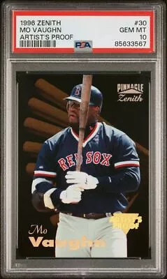 1996 ZENITH 30 MO VAUGHN ARTIST'S PROOF PSA 10 GEM MINT Pop 1  Set Break • $0.99