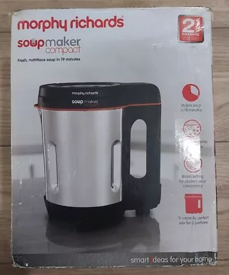 Morphy Richards Compact Soup Maker 501021 Stainless Steel • £54.99
