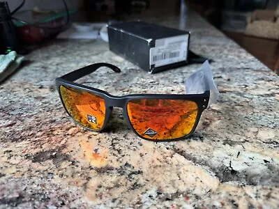 NEW* Oakley HOLBROOK XL Matte Black Ducati Red PRIZM Ruby Lens Sunglass 9417-04 • $129.99