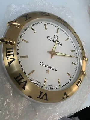 £1150 • Buy Omega Constellation Authentic Wall Clock Made The Year 2000 / Rare.