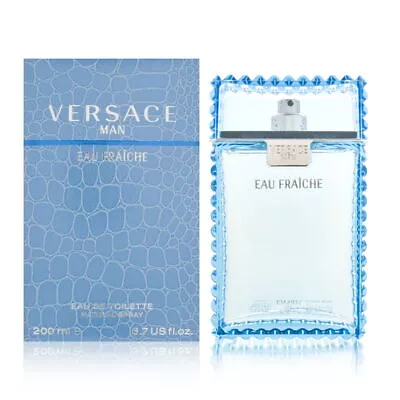 Versace Man Eau Fraiche By Versace For Men 6.7 Oz EDT Spray Brand New • $68.50