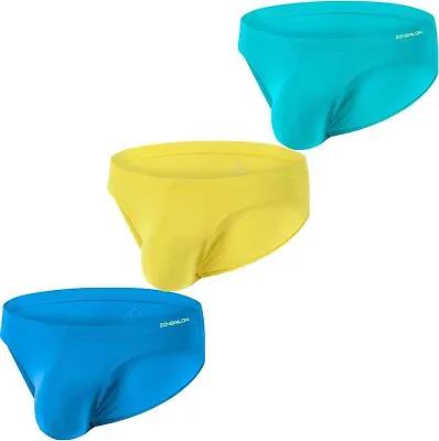 3-PACK Mens Bamboo Soft Bulge Enhancing Underwear Briefs With Big Ball Pouch • $33.21