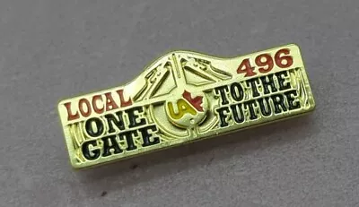 UA PLUMBERS PIPEFITTERS STEAMFITTERS UNION MADE LOCAL 496 PIN LU Metal • $65