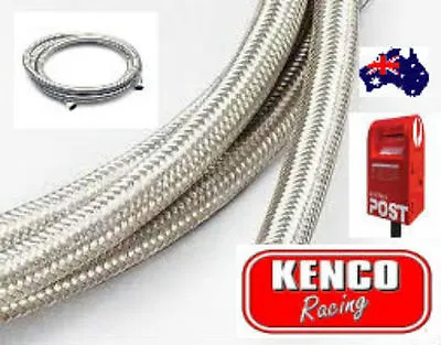 Dash AN 4 Braided Hose 1m Kenco Racing Product Australia Fuel Oil Race Speedway • $29