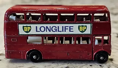 Matchbox #5 Routemaster Bus Red BP LONGLIFE • $0.99