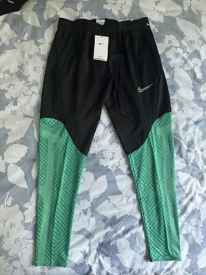 Nike Dri-Fit Strike Soccer Training Pants Black/Green Mens * DH8838-015 • $49.95