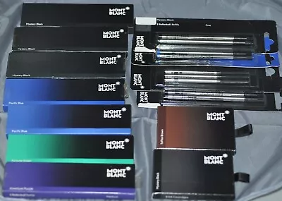 Montblanc Pen Ink Refills Cartridges Fineliner Rollerball Ballpoint Fountain OEM • $10.50