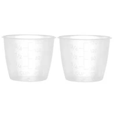 2x Rice Measuring Cups Clear Plastic Kitchen Rice Cooker Replacement Cups US • $5.69