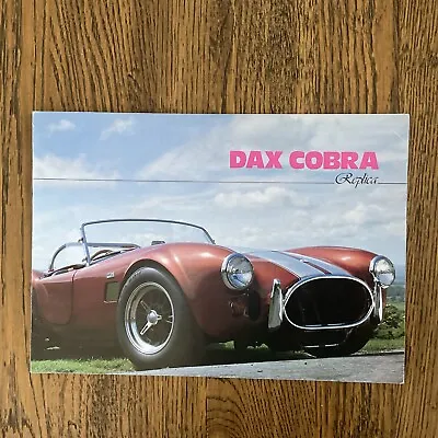 1984 1985 Dax Tojeiro Ac Shelby Cobra 429 Roadster Rare Brochure • $34.99