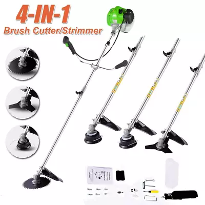 58cc/42.7cc Gas String Trimmer 2 Stroke Brush Cutter Straight Shaft Weed Eater🔥 • $155.99