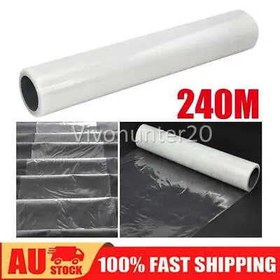 240M Floor Carpet Protector Film Plastic Protection Dust Cover Carpet Protector • $40.99