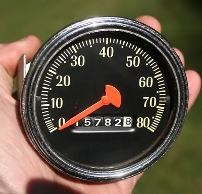 KS King-Seeley Vintage 80 MPH 3 3/8  Speedometer - 40904-N • $109