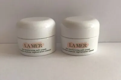 LOT OF 2- La Mer The Moisturizing Soft Cream .11 Fl Oz/3.5ml Each • $14.99