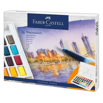 Faber-Castell Creative Studio Watercolour Paintbox Set (36pk) • £36.37