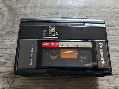 Panasonic RQ-311 Mini Cassette Recorder Parts Or Repair  • $9.95