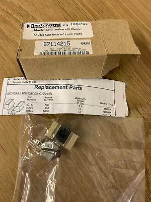 MITEE-BITE USA #60050 1 Piece UniForce Machinable Fixture Clamp W/Locking Plate • $22