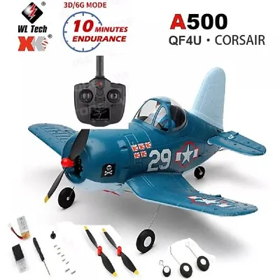 RC Airplane A500 F4U Corsair 4CH 3D/6G EPP 2.4G Aircraft Glider RTF For Beginner • $94.49