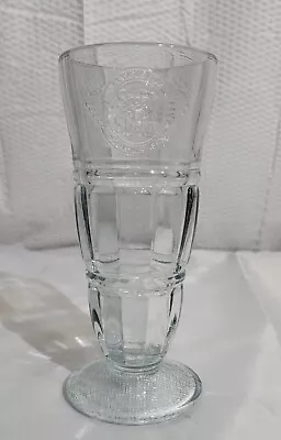 Steak 'n Shake Embossed Milkshake Sundae Glasses 8.5  X 3.5  Clear Ice Cream • $14