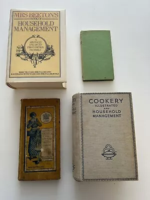 Rare Collectable Cooking Books Inc. Mrs Beeton's & Household Management • £30