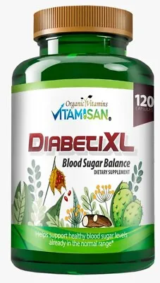 BLOOD SUGAR SUPPORT SUPPLEMENT 120Capsules Natural MAY Control & Blood Regulator • $14.35