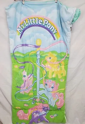 My Little Pony Sleeping Bag Blanket Vintage Hasbro 1983 • $39.99