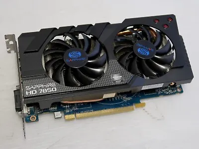 AMD Radeon HD7850 2GB GDDR5 256 BIT HDMI DVI DP SAPPHIRE 11200-00 WORKING • $45