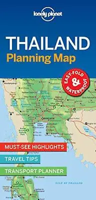 Lonely Planet Thailand Planning Map By Lonely Planet NEW Book FREE & FAST Deli • £6.22