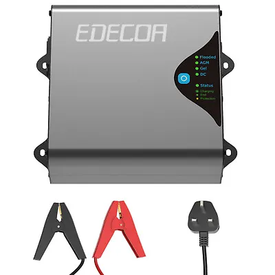 EDECOA 12V 30A Battery Charger AC To DC Power Supply PFC For Car Boat Auto • £99.79