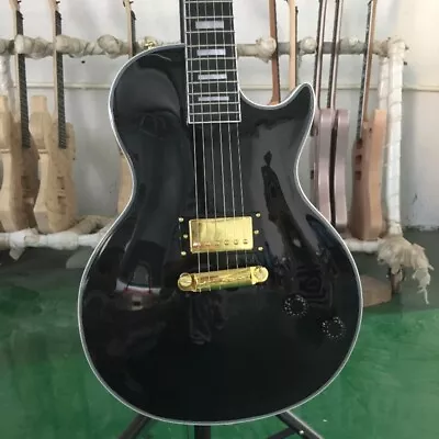 Factory Limited Black Beauty Model LP H Pickup Electric Guitar Gold Hardware • $288