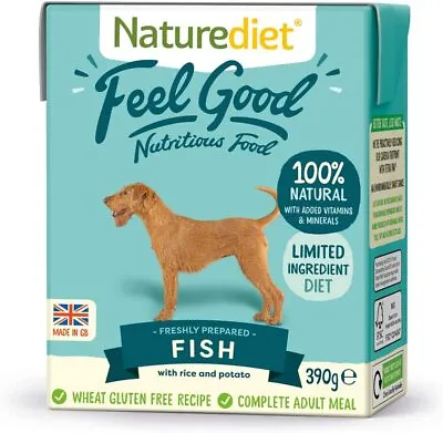 Naturediet - Feel Good Wet Dog Food Natural And Nutritionally Balanced Fish  • £24.09