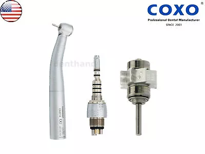 US COXO Dental LED Fiber Optic High Speed Handpiece Fit KaVo NSK Coupler 6 Pin • $59.99