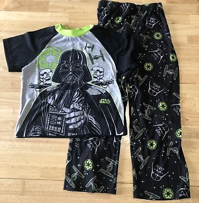 $11.99 • Buy Boys Pajama Set SIze 8 Star Wars Darth Vader Stormtroopers 2 Pc