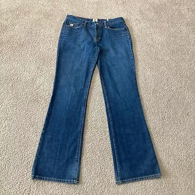 Denim Laboratory X2 Women's Medium Wash Blue Flare Leg Jeans Size W 20 - 6 Long • $12