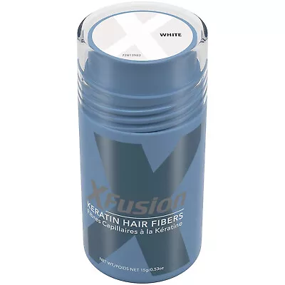 XFusion Keratin Hair Fibers 15g/0.53oz WHITE • $12