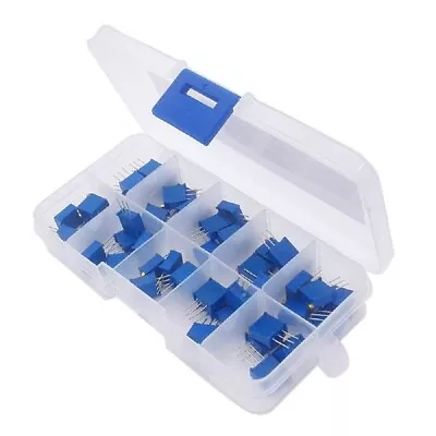 3296W Multi-turn Trimmer Potentiometer 3296 Variable Resistor Kits With Box US • $13.29