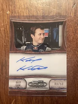 2011 Press Pass Showcase Kasey Kahne Elite Exhibit Ink Silver Auto /50 #EEI-KK • $34.99