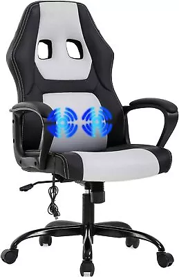 Gaming Chair Office Chair Desk Chair Massage Ergonomic PU Leather Swivel Chair • $83.13