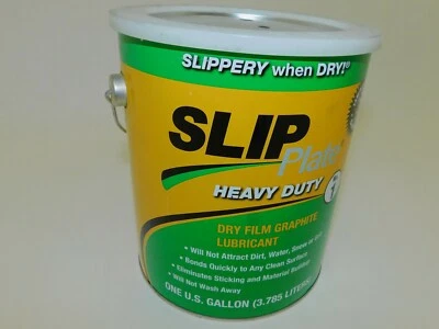 $79.79 • Buy 1 Gallon Can Of SLIP Plate No.1 - Dry Film Graphite Lubricant Reduce Corrosion