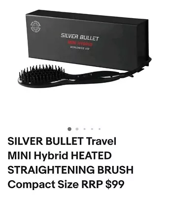 Silver Bullet Hybrid Ionic Straightening Brush VGC--- NO BOX • $65