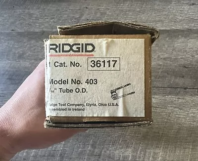 RIDGID 36117 403 3/16  Tube Bender For Bends Up To 180 Degrees - New In Box • $79