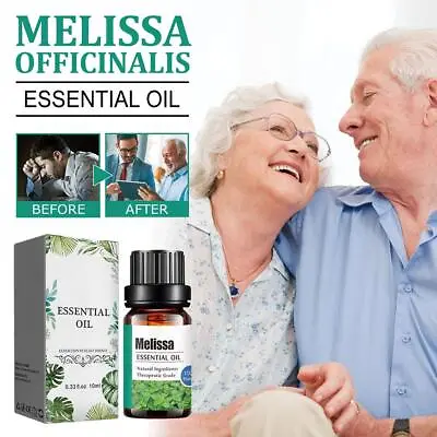Melissa Officinalis Essential Oil Natural Stress Reliever Improve 10ml O3X7 • $2.23