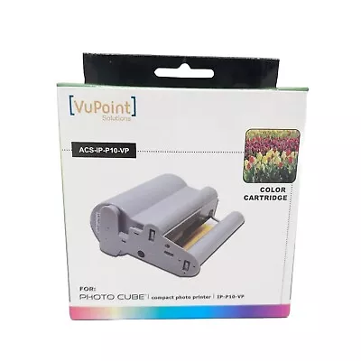 VuPoint Color Cartridge ACS-IP-P10-VP For Photo Cube Compact Printer Sealed • $19.95